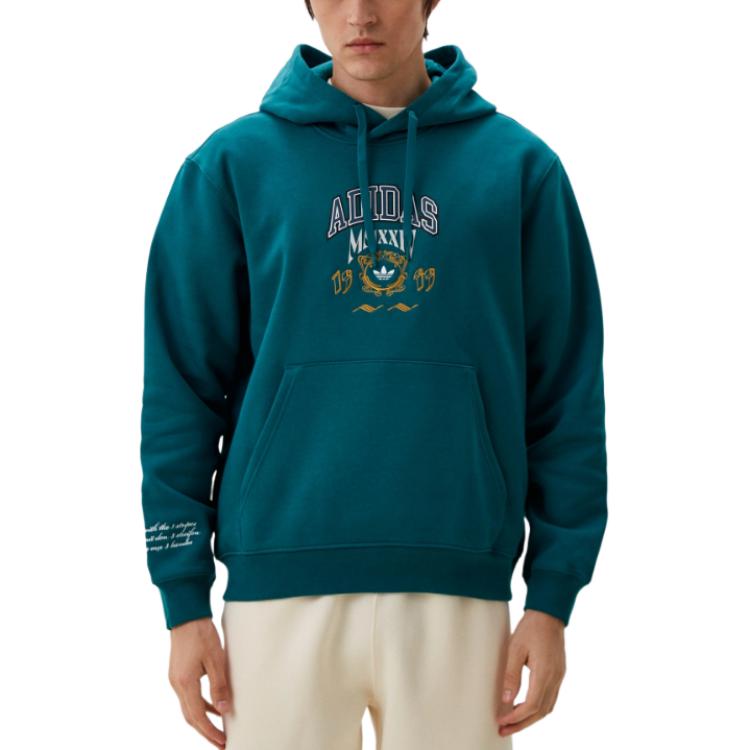 Adidas Originals Logo Letter Long Sleeve Hoodie Men hoodies IZ2557 M