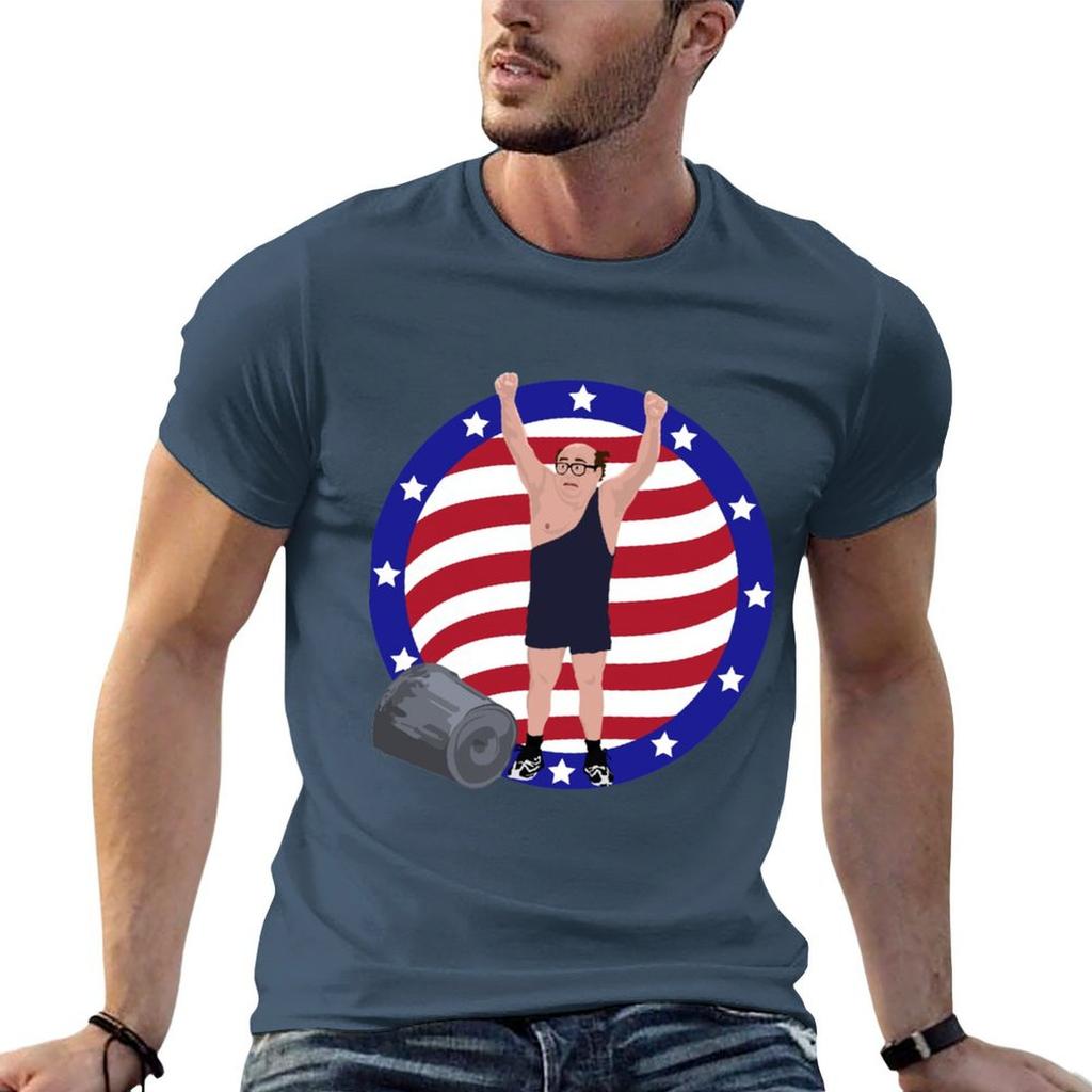 The Trashunisex A Real American Tshirt Halloween Casual Tshirt