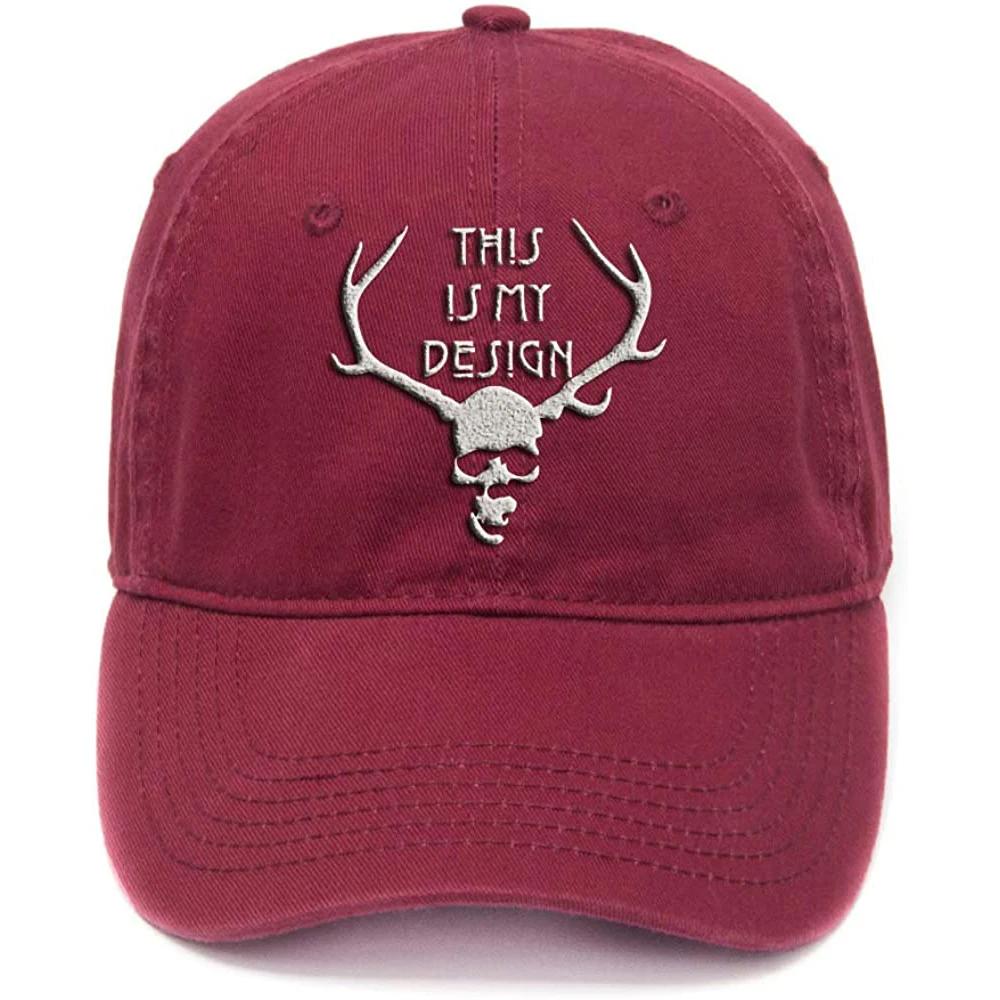 Lyprerazy Army Military Star Washed Cotton Adjustable Unisex Women Unisex Hip Hop Cool Flock Printing Baseball Cap
