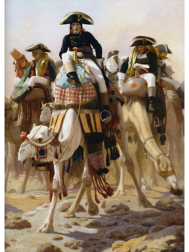 Napoleon Bonaparte Portrait Crossing The Alps Coronation of Napoleon I Canvas Poster Print for Living Room Home Decor