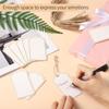 60Pcs Creative DIY Handwriting Blank Tag Rectangular Hanging Decoration Price Tags Kraft Paper Tags Packaging Decoration