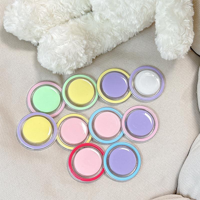 Xiaoqing Fresh Air Round Mobile Phone Airbag Holder Magnetic Attraction Retractable Internet Celebrity Gifts Desktop Support Ring