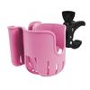 1PC 2-in-1 Universal Stroller Water Cup Holder With Phone Holder Universal Bottle Holder For Wheelchair Stroller Accessories Cup Holders 5