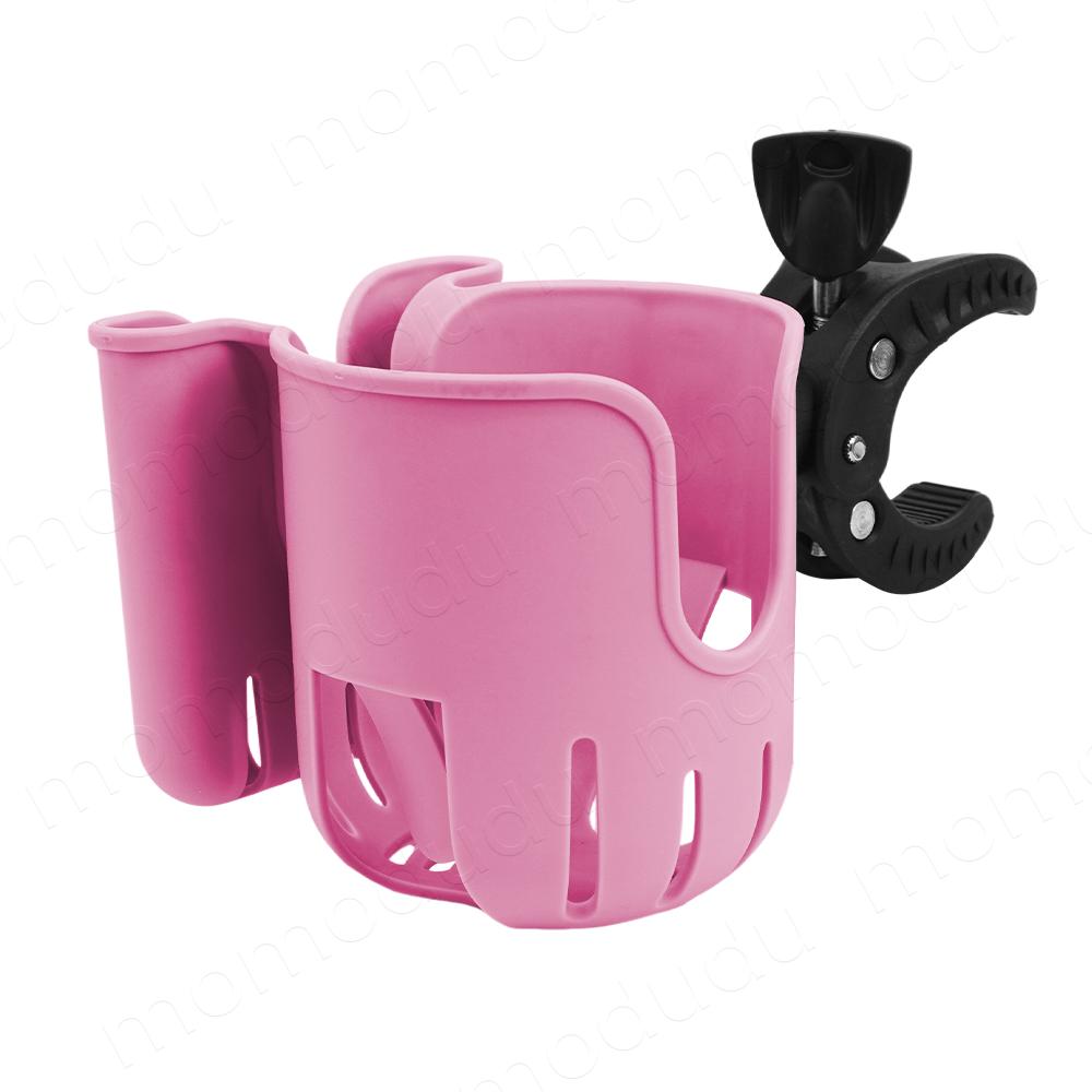 1PC 2-in-1 Universal Stroller Water Cup Holder With Phone Holder Universal Bottle Holder For Wheelchair Stroller Accessories Cup Holders 5