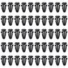 Qicarkey 50pcs Grille Retainer Clip 01553-03831 0155303831 Black Clip Replacement