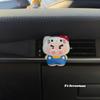 Cute Cartoon Kitty Car Air Vent Clip Aroma Diffuser Stone, Gift for Best Friend's New Car Decoration