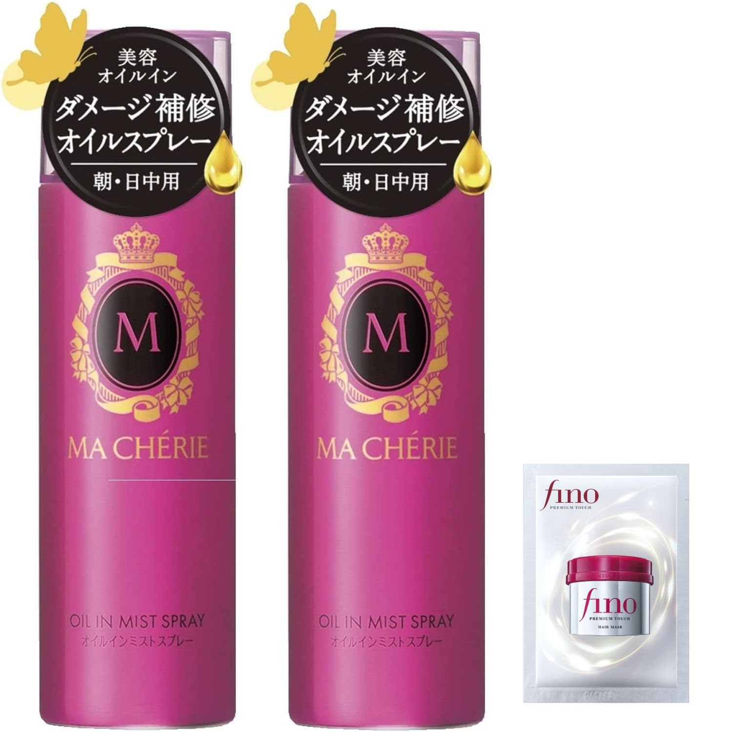 

Спрей-туман MACHERIE 80 г x 2 Бонусный уход за волосами [Оптовая закупка] Наносится маслом + не требует смывания