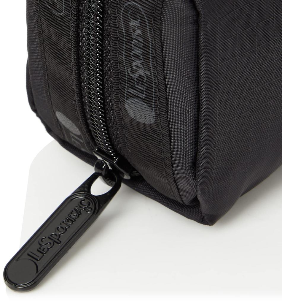 LeSportsac Official Rectangular Cosmetic Recycled Black JP Pouch/6511