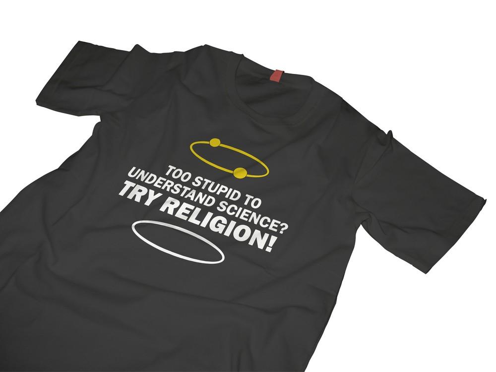 

Science T Shirt Geek Nerd top religion 4XL