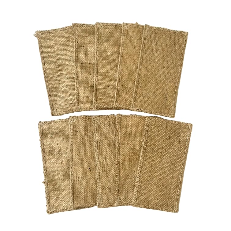 

Yawara Hemp Yawara, 15cm x 30cm, 10 Pieces, Corner Pads for Wire Rope, Protective Pads for Wire Slings