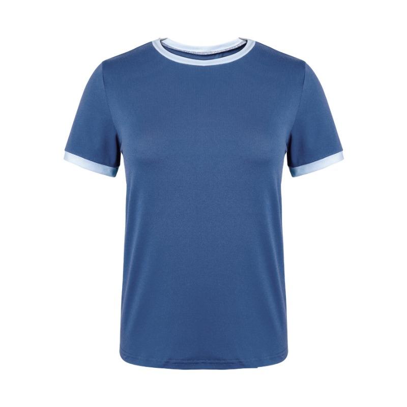 Moda Estiva da Donna Nuova Giacca Casual Girocollo Top a Maniche Corte