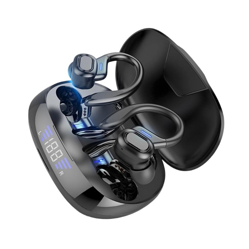 Wireless Earbuds, Sports Bluetooths Headphones, 40Hrs Playtimes Ear Buds with LED Power Display, Noise Cceling Headsets, Earphones for Workout/Running