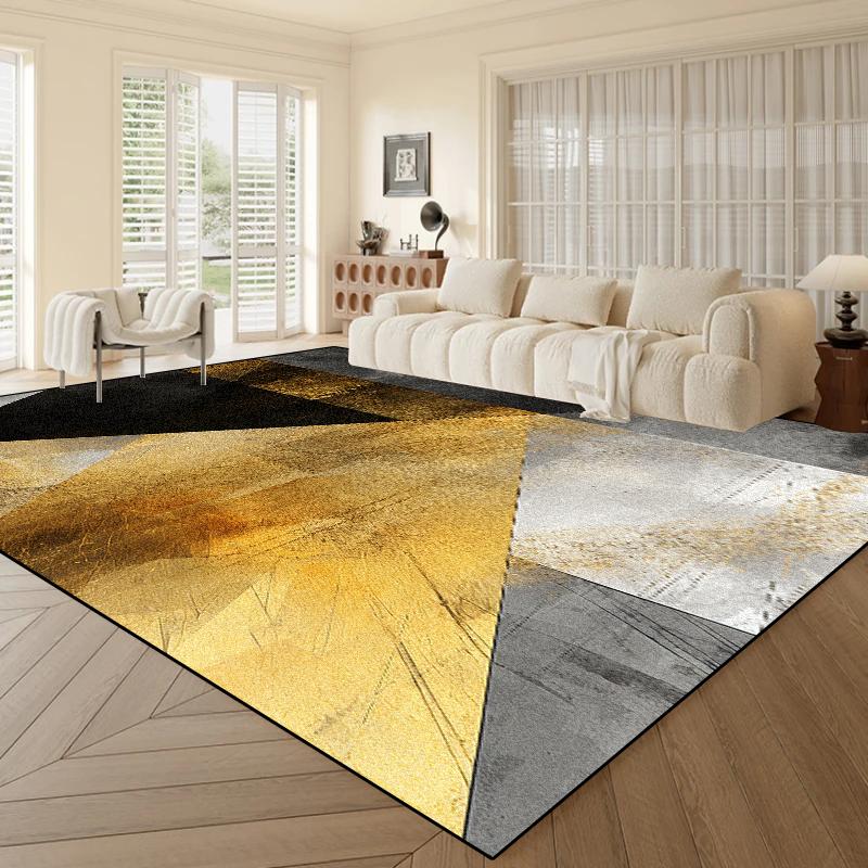 Modern Luxury Geometry Carpet For Living Room Decoration Rugs Large Area Bedroom Cloakroom Decor Rug Non-Slip Coffee Table Mat