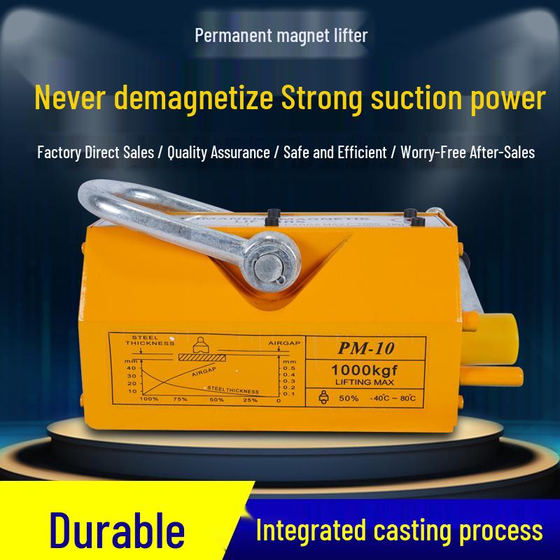 Permanent Magnetic Lifting Lifter Suction Cup: 1 Ton, 2 Ton, 3 Ton, 400KG, 600KG Alloy Assist