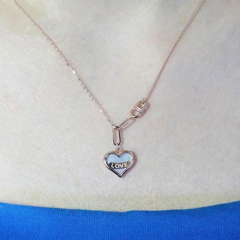 Or Violet Plaqué Or Rose, Simplicité Personnalisée, Tempérament, Couleur Or Chaîne Clavicule Amour