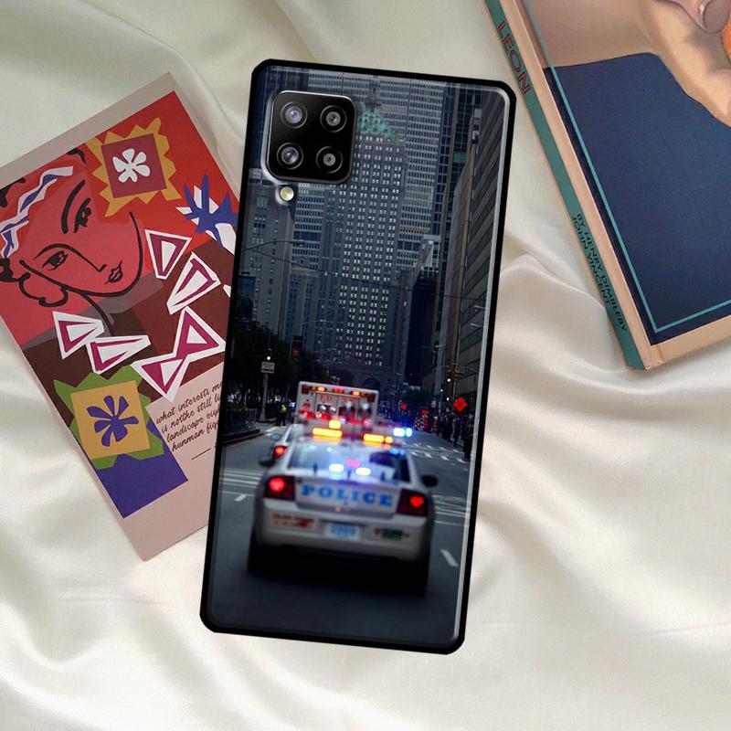 Police Car Case For Samsung Galaxy A52 A32 A12 A33 A06 A16 A26 A36 A56 A15 A53 A13 A34 A54 A14 A35 A55