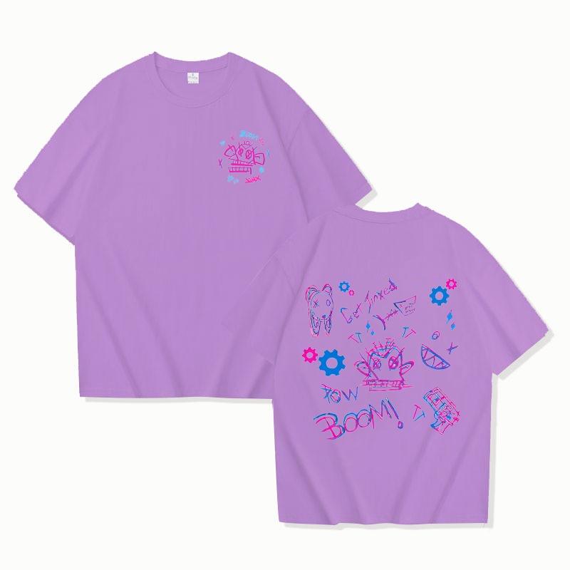 Nové tričko Arcane Jinx Módní Pánské/Dámské Vtipné Roztomilé Anime Tričko Unisex Vysoce Kvalitní Ležérní Trička
