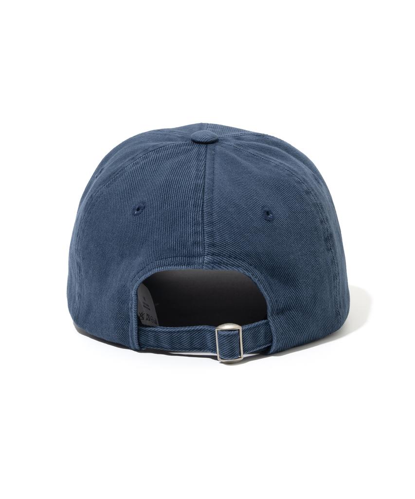 KNITTED Palm Tree Logo Embroidered Ball Cap Navy