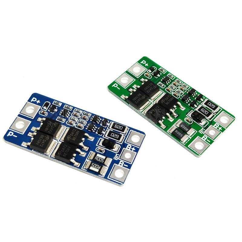 2S 10A 8.4V 7.4V 18650 Lithium Battery Protection/Lithium Iron Phosphate Board BMS PCM PCB Li-ion Lipo 2 Cell Pack Module