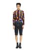 Greedius Flower Monogram Long Sleeve Shirt