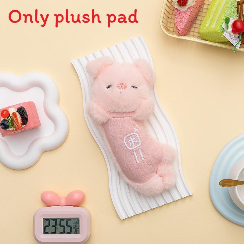 

Cute Cartoon Panda Cow Pig Design Wrist Plush Pad For Use Mouse Comfortable Pig
