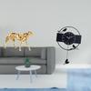 Bird Sculpture Table Centerpiece Minimalist Art Ornament Acrylic Decorative Clock for Office Home