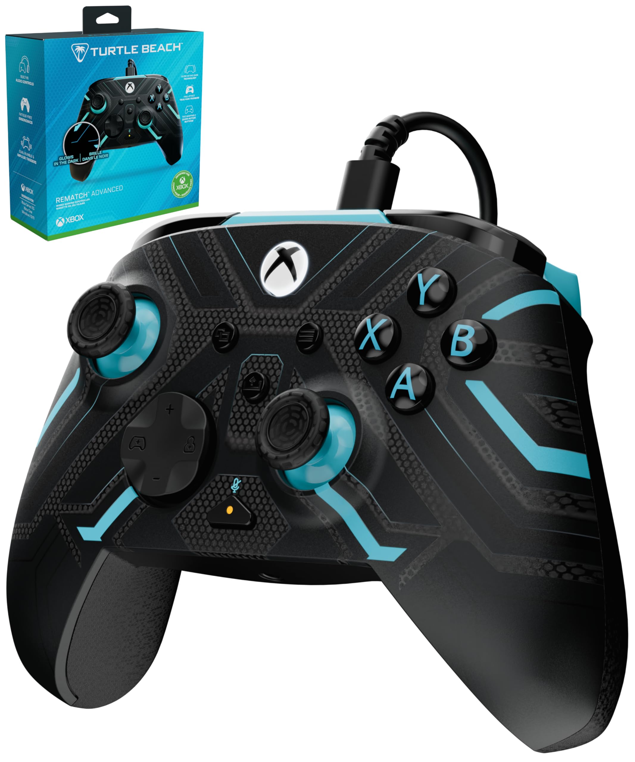 

Officially Licensed Xbox Turtle Beach REMATCH ADVANCED Titanium Steel Compatible with Xbox Series Xbox and Windows PC Hair Trigger Dual Ergonomic