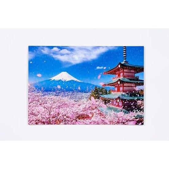 Beverly 300 Pieces Jigsaw Puzzle Mount Fuji Cherry Blossoms Asama Shrine (2638 cm) 300-057