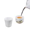 Kung Fu White Porcelain Tea Set: Ceramic Mutton Fat Jade Master Cup & Teacups Gift