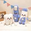 Süßes Zahn & Zahnbürste Plüschtier Kawaii Weiche Zahnpasta Puppe Heilkissen Stofftier Kinderspielzeug Geschenk