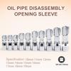 Diesel Injector Fuel Line Socket Wrench 10Mm-19Mm Open Oil Pipe Removal Sleeve Union Nut Socket Adapter Hand Tool