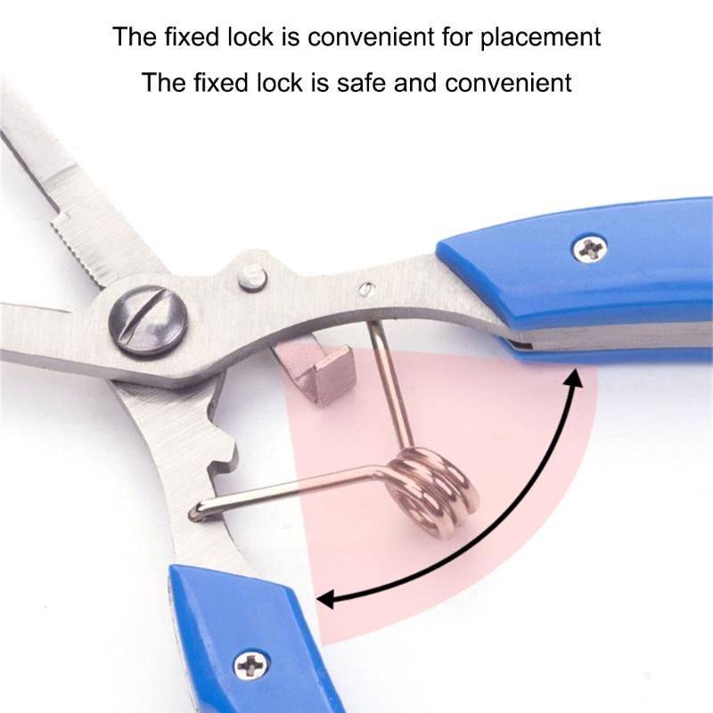 Good Quality Lures Pliers Nonslip Grip Pliers Ergonomic Fishing Pliers for Versatiles Use in Fishing