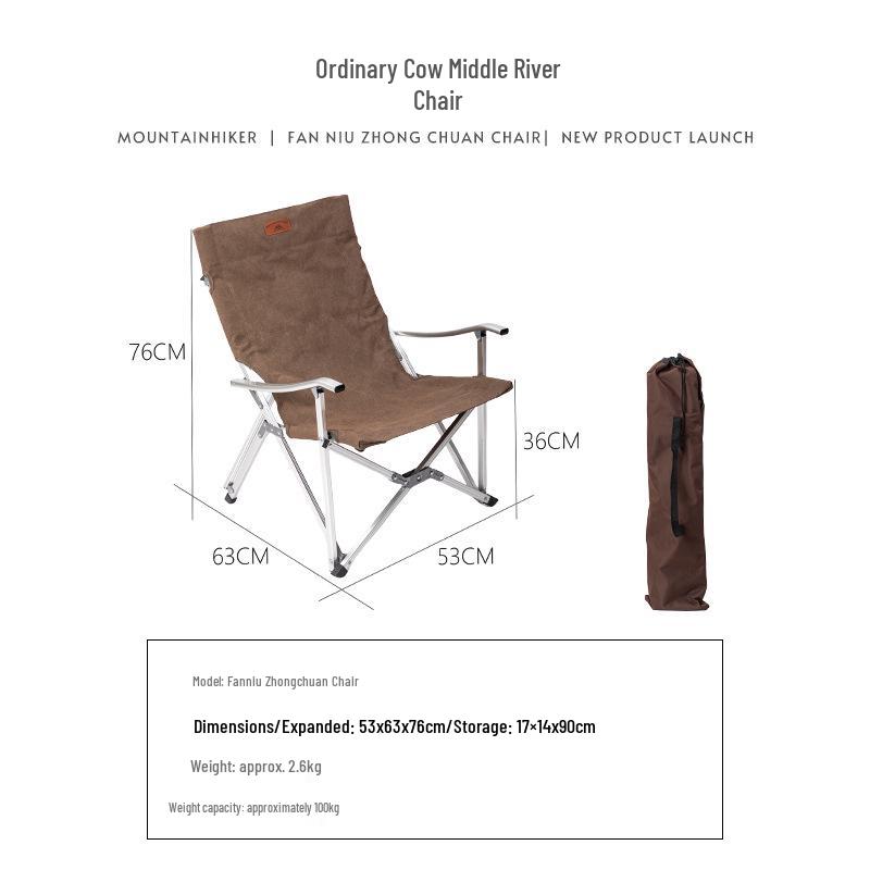 Mountain Guest Folding Aluminum Outdoor Camping Chair