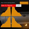Adesivo Riflettente Angolo Porta Auto Impermeabile Antigraffio Protezione Anticollisione Decalcomanie di Avvertimento Adesivi Protezione Porta Auto