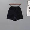 2026 Summer Women's High-Waisted Pink Denim Shorts, Age-Reducing Loose Straight Wide-Leg A-Line Hot Pants