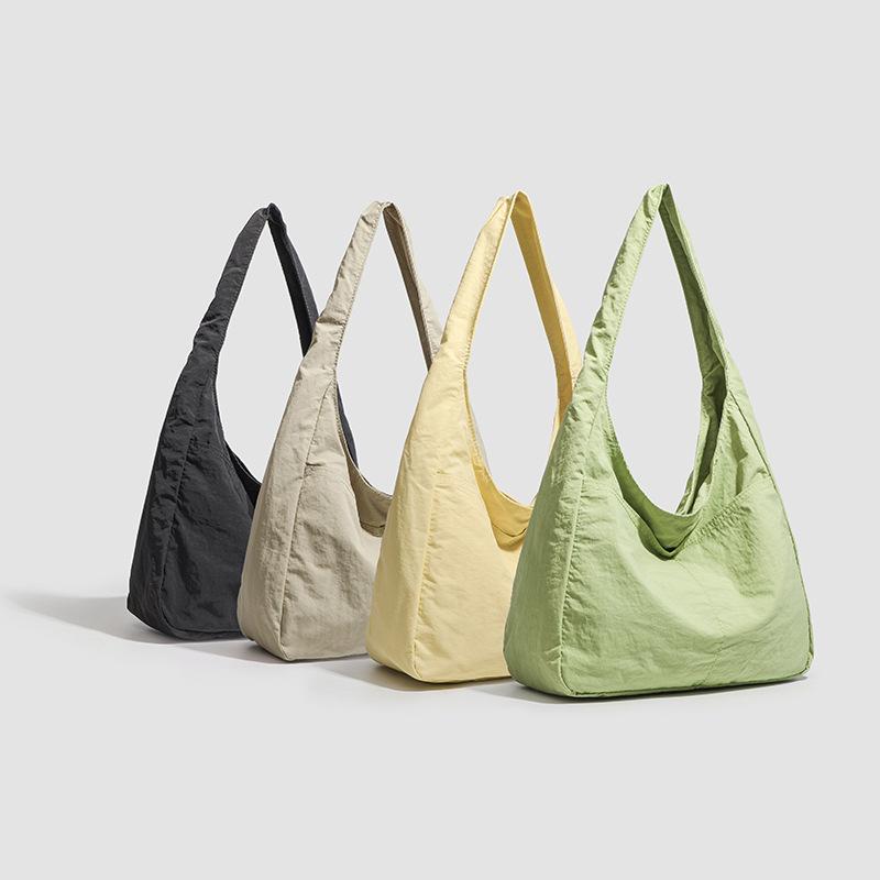 Summer Bag Large Capacity Shoulder Bag Lazy Wind Relaxation Tote Bag Lightweight Versatile Cloth Bag Women