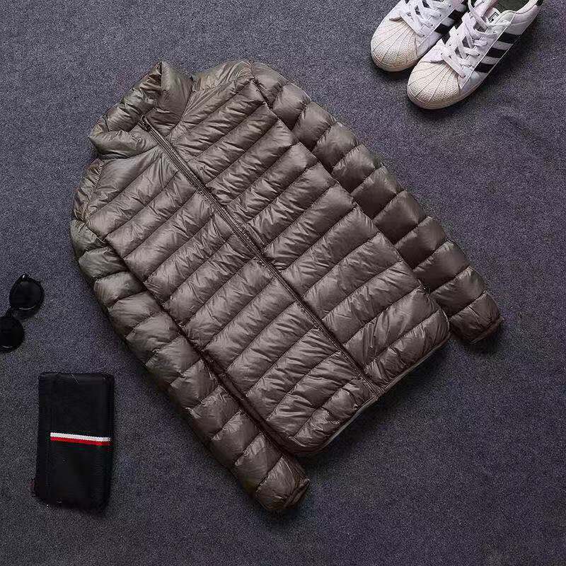 Autumn and Winter Cotton-padded Clothes Men's Light and Fashionable Cotton-padded Clothes Hooded Short Youth Stand-up Collar Cotton-padded Jacket