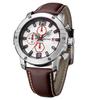 Men'S Watch, Multifunctional Timing Waterproof Calendar Men'S Quartz Watch 2046G
