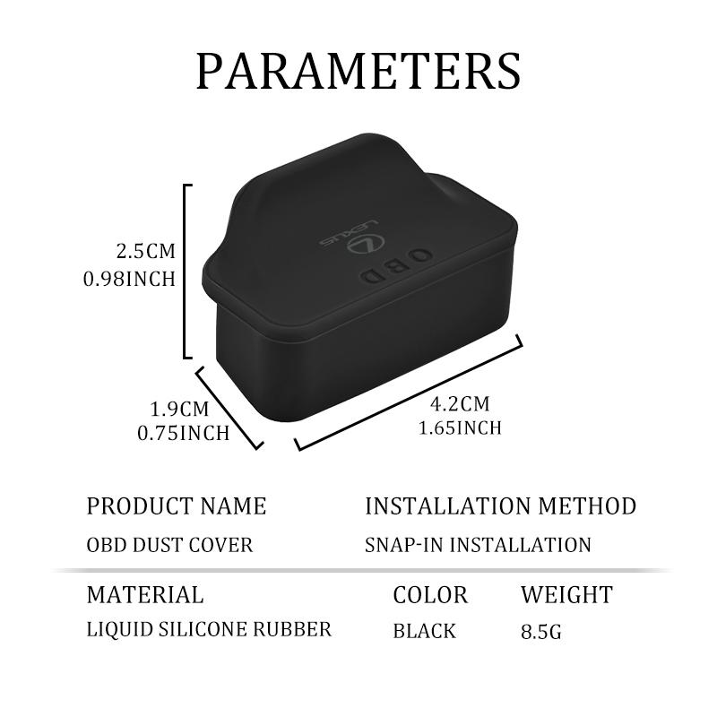 For Lexus Car Silicone OBD Dust Cover Waterproof Protective Cover CT ES GS NX IS250 RX350 IS200 LX570 UX250h CT200h