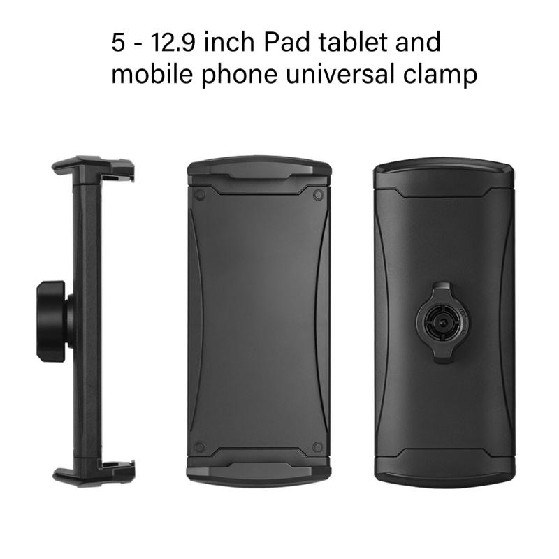 360 Rotating Adjustable Phone Tablets Holder Stand Clamp Mount For Desk Gym Live Streaming With Flexible Hose
