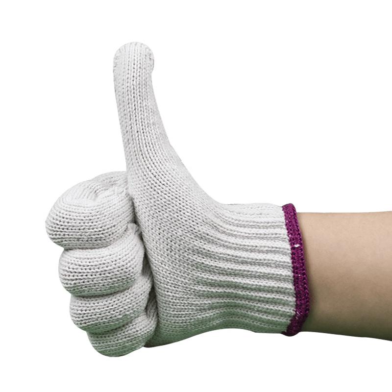 Heavy-Duty 7-Gauge Cotton Work Gloves One Size