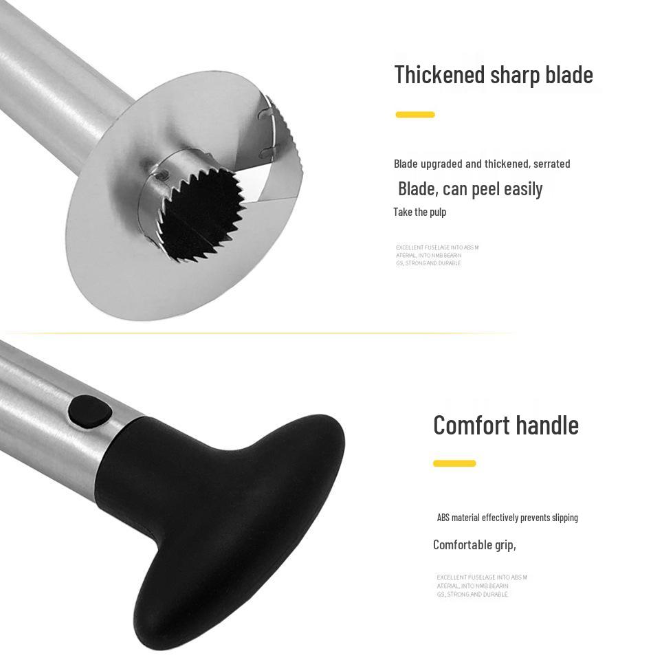 Pineapple Corer, Peeler, Slicer & Fruit Core Separator