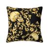 Barockes Blumenmuster Kissenbezüge Europäischer Rokoko Stil Weiche Niedliche Kissen für Sofa Heimdekoration