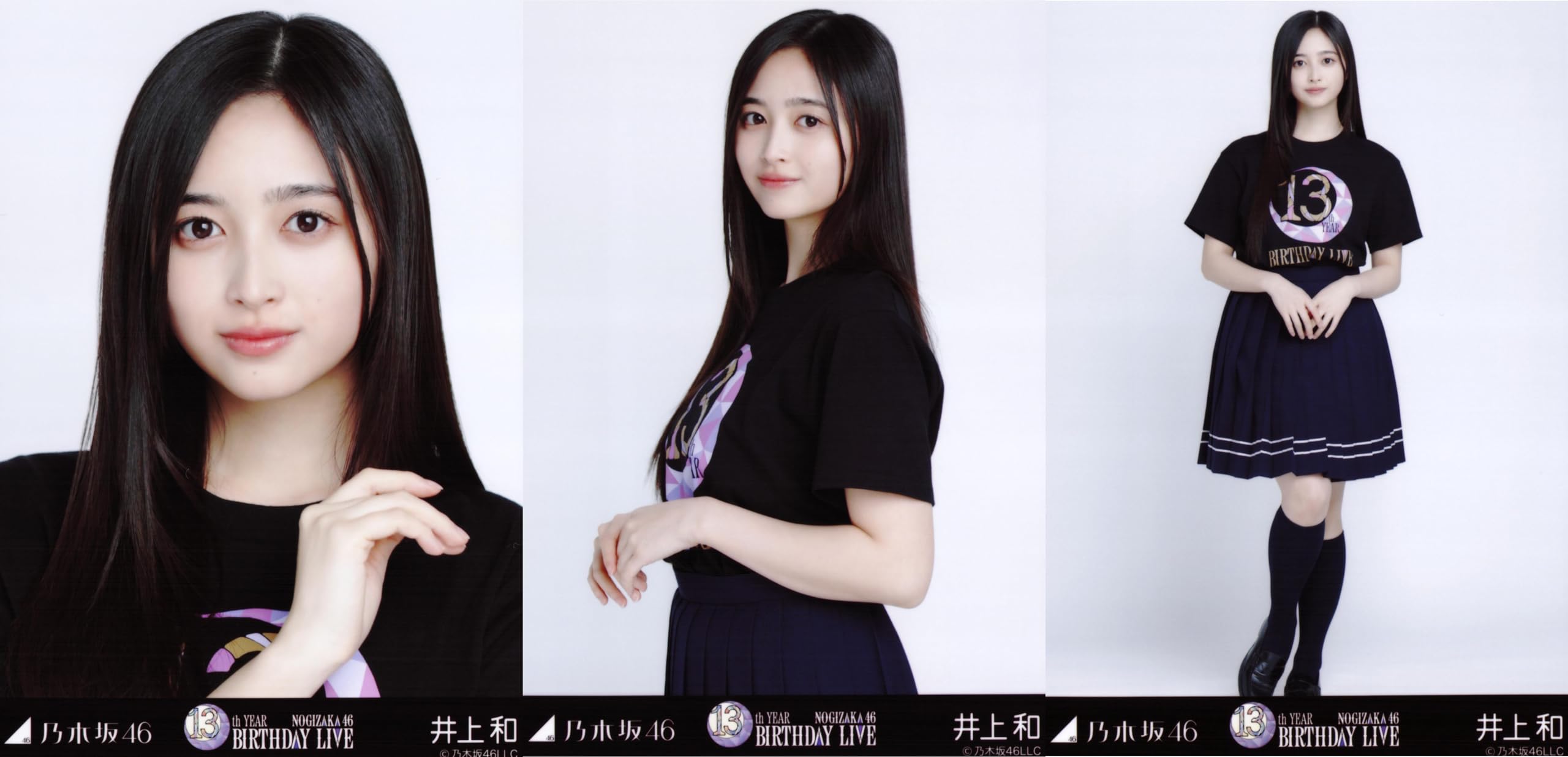 

Nogizaka46 Raw Photo 13th Blu-ray Live T-shirt 3 Types Complete Set Kazu Inoue