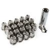 20 PCS Universal Stainless Steel Lug Wheel Nuts Hex 19mm Length 35mm M12*1.5 Car Engine Replacement Parts Auto Accessories