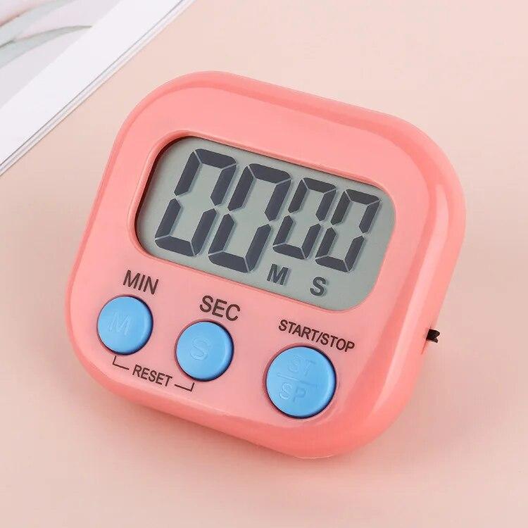 Multifunctional Magnetic Digital Kitchen Timer Clock Loud Alarm LED Display for Cooking Shower Baking Stopwatch Tools Gadgets