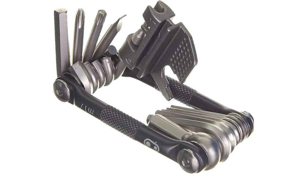 CRANK BROTHERS Bicycle Portable Tool Splatter One MULTI-17 (17 Functions, Paint, Red, Size)