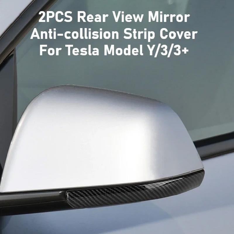 For Tesla Model Y Juniper 2026 Accessories Rearview Mirror Anti-collision Strips Trim M3H 2025 Anti-scratch Protection Sticker