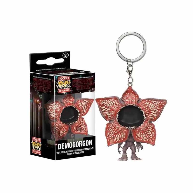 Funko Pop Pocket Pop Schlüsselanhänger Stranger Things Eleven Robin Barb Steve Dustin Schlüsselring Kette Modell Spielzeug Erwachsene Kinder Geschenk Spielzeug