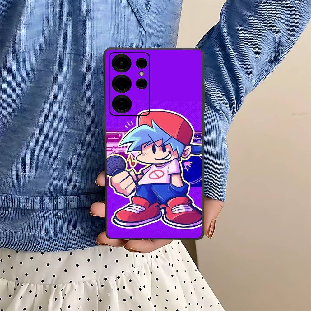 Music Game Friday Night Funkin Phone Case For Samsung S 24 Fe 25 Ultra Plus 20 Lite 21 30 22 23 24 22 Ultra 5G Fundas